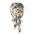 thumbnail image 6 of Scrub Caps Women Nurse Surgical Hat with Buttons | Adjustable Bouffant Hats Working Cap Ponytail Tie Back, 6 of 6