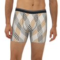 thumbnail image 2 of Men'S Boxer Briefs, Geometric Soft And Breathable Mens Underwear Boxer Briefs With Widen Waist, 2 of 2