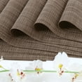 thumbnail image 4 of Unique Bargains 4/6pcs Heat Insulated Placemats Anti-slip Washable PVC Table Mats, 4 of 8