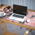 thumbnail image 3 of Long Mouse Pads for Desk,Schnauzer Dogs and Pioneer Flower Desk Mats on Top Of Desks, Desk Mouse Pad Extra Large with 3mm Non-Slip Base and Stitched Edge for Gaming,Office,Work,Home 35.4"x15.7", 3 of 6