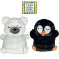 thumbnail image 3 of FlipaZoo: Upside Down Inside Out - Penguin to Bear - 2-In-1 Animal Plush, Belly Flips To Reveal 2nd Character, Kids Play Companion, Plus Bonus Baby, 3 of 7