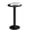 Black, variant on JIOABL Round Side Table, Small End Table with Solid Wood Leg, Compact Space-Saving Accent Table for Living Room, Bedroom, Corners, Bedroom, Brown