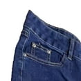 thumbnail image 5 of Prolriy Straight Leg Jeans for Women, Women's Spring Summer Solid Color Loose Casual Jeans with Pockets Women's Pants Dark Blue L, 5 of 6