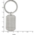 thumbnail image 2 of Primal Steel Stainless Steel Polished and Textured Key Chain, 2 of 6