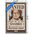 thumbnail image 3 of One Piece - Shanks Wanted Poster Wall Poster, 14.725" x 22.375" Framed, 3 of 5