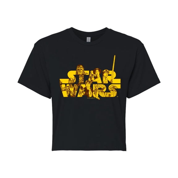 Star Wars - Logo Rebels - Juniors Cropped Tee