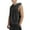 Black, variant on Men's Sleeveless Hooded Tank Top - Breathable Gym Shirt - Casual Sports Vest for Summer & Workout