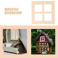 thumbnail image 5 of MRLESS 15pcs Miniature Dollhouse Window Frames Set, Model Doll House Furniture for DIY Bedroom Accessories, 5 of 8