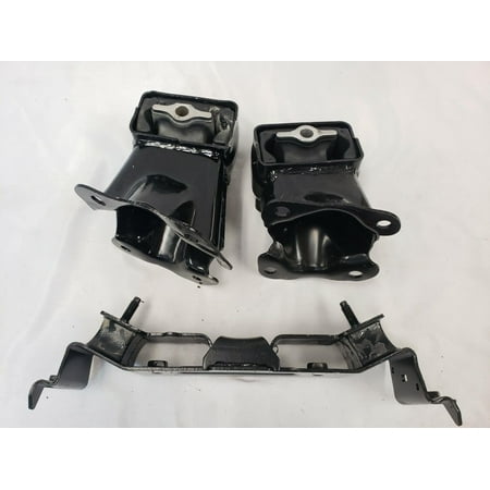 4M Auto Parts Front Left Front Right Engine Mounts & Rear Transmission Mount 3PCS Part Numbers. 3312 3313 3257