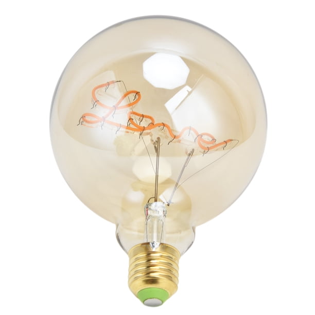 Bombilla LED regulable, bombillas redondas Bombilla LED no tóxica Bombilla de filamento LED confiable y duradera