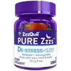 ZzzQuil PURE Zzzs, De-Stress and Sleep, Melatonin Sleep Aid with Ashwagandha, Chamomile, Drug Free, 25 Count