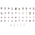 thumbnail image 4 of Binwennn Underwater Photography Products 45 Piece Floral Sticker Set For Crafts DIY Projects Assorted PET Flower Designs Including Roses Daisies And Tropical, 4 of 6