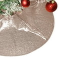 thumbnail image 7 of Christmas Tree Skirt 24 Inch Sequin Christmas Tree Skirt Glitter Christmas Tree Skirt For Home Holiday Vintage Christmas Tree Skirt Set Christmas Party Decoration, 7 of 7
