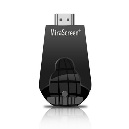 MiraScreen K4 Wireless WiFi Display Dongle Receiver 1080P HD TV Stick Miracast Airplay DLNA Mirroring Black for Android iOS Smart Phone Tablet PC to HDTV (Best 1080p Projector For The Money)