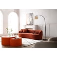 thumbnail image 5 of Orange 3-Seat Cloud Couch | Boucle Upholstered for Living Room | Creates a Relaxing and Inviting Space, 5 of 6