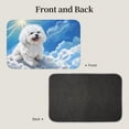 thumbnail image 2 of Pofeuu Cute Cloud Bichon Frise Print Hem Mat 40x60 - Multipurpose Doormat for Indoor & Outdoor Use - Welcome Your Guests with our Entrance Mat, 2 of 6