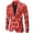 Red-valentines day suit men pink heart, variant on YanHoo Sequin Blazer Metallic Suit Disco Shiny Outfit Wedding Party Banquet Fashion Jacket for Mens
