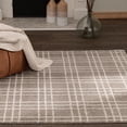 thumbnail image 3 of Mainstays Brown Tartan Grid Indoor Area Rug, 5'x7', 3 of 9