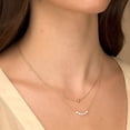 thumbnail image 4 of Pearl Necklaces for Women-Pearl Y Necklace, Pearl Choker, Pearl Pendent Necklace, 14k Gold Filled Adjustable Dainty Necklace for Women 16”+2”, 4 of 4