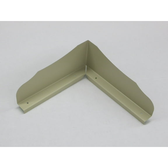 Straight Ornamental Gutter Valley Splash Guard WICKER - 3 ct