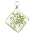 thumbnail image 2 of 1 Pieza Colgantes De Cristal De Flores Secas Colgante De Cristal Diy Joyería Verde claro, 2 of 9
