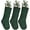 Green, variant on Dalrosia Christmas Stockings - 3PCS Family Christmas Stockings, 18" Traditional Large Stockings, Cable Knitted Holiday Stockings, Xmas Decorations for Fireplace Holiday Party Gifts