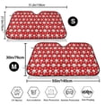 thumbnail image 3 of Honeii Cute Baseball Print Car Sunshade for Windshield,Car Cover Sunshade Protector,Foldable Front Window Sun Visor,Fits Cars, SUVs, Trucks, 3 of 6