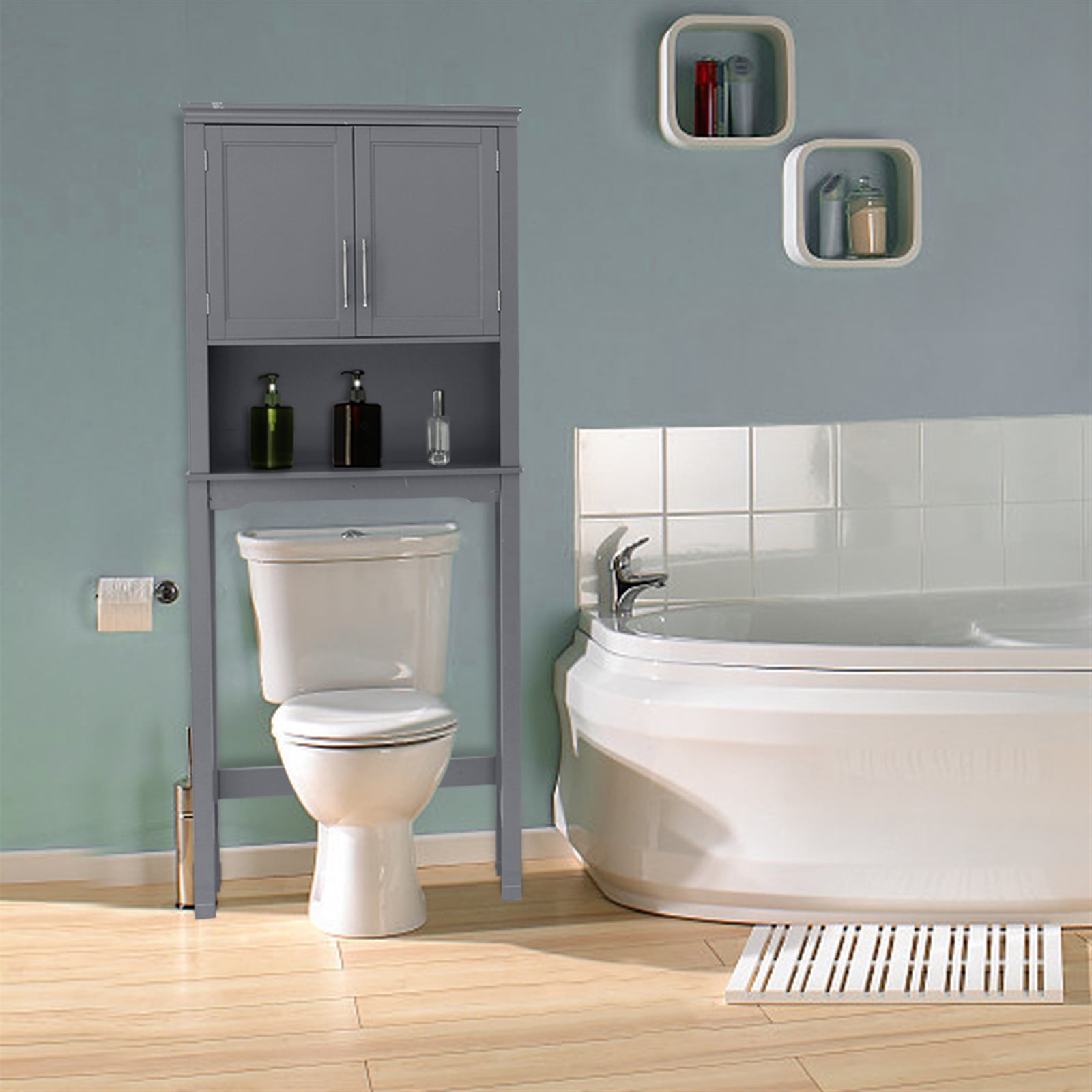 enyopro Over-The-Toilet Space Saver, Bathroom Storage Cabinet, Toilet
