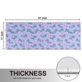 thumbnail image 5 of Kitchen Rugs Sets Of 2,Purple Cartoon Narwhal Pattern Anti Fatigue Kitchen Mat Rugs Non Slip Washable,Decorative Kitchen Floor Mats for Kitchen,Sink,Laundry,17"X47", 5 of 5