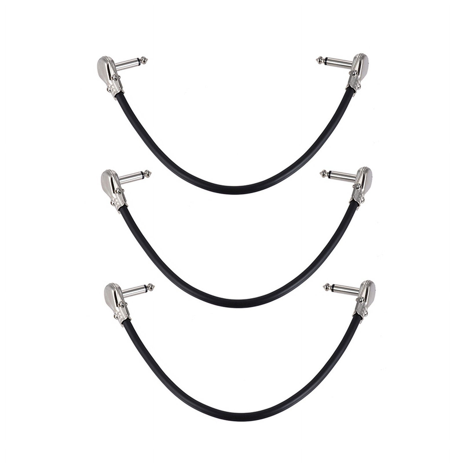 6-Pack 12Inch Guitar Patch Cables, Acoustic Instrument Guitar Cables, Duckhead Effect Cab C1924