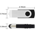 thumbnail image 4 of 5 Pcs Clé USB 4 Go Clé USB Clés USB (5 Couleurs : Noir Rouge Jaune Blanc Violet), 4 of 7