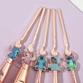 thumbnail image 3 of Stitch Makeup Brushes Earrings Keychain Set - 7pcs Stitch Theme Cosmetic Brushes and Ohana Jewelry Set Gifts for Stitch Lover Stitch Fans Girls and Women, 3 of 8