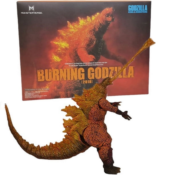 2019 película SHM Red Lotus Godzilla vs Kong Godzilla rey de los monstruos figura de acción modelo de juguete