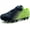 Navy Lime, variant on Kids Firm Ground Soccer Cleats Boys Girls Athletic Outdoor Football Shoes