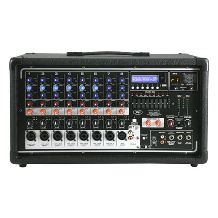 Peavey PVi 8500 Pro Audio DJ Powered 8 Channel Mixer 400W PA Speaker Amp - Factory Certified