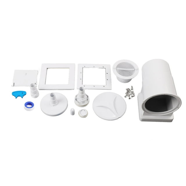Skimmer de pared para piscina, ABS G1 1/2, rosca interna, 6,5 l, filtro limpiador de piscinas, colector de residuos