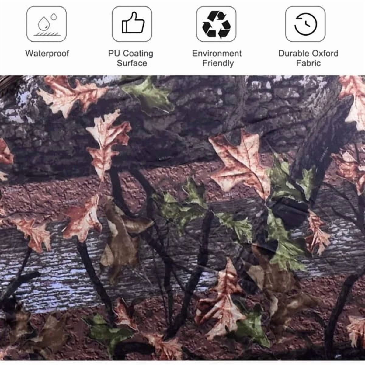 Portable Pop-Up Camo Hunting Blind Enclosure, 2-3 Person 360° View Waterproof Ground Hunting Tent