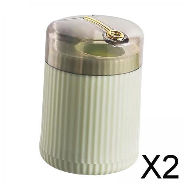 Paquete de 2-4 cajas dispensadoras de palillos de dientes tipo empuje para decoración de bares y hoteles 2 piezas