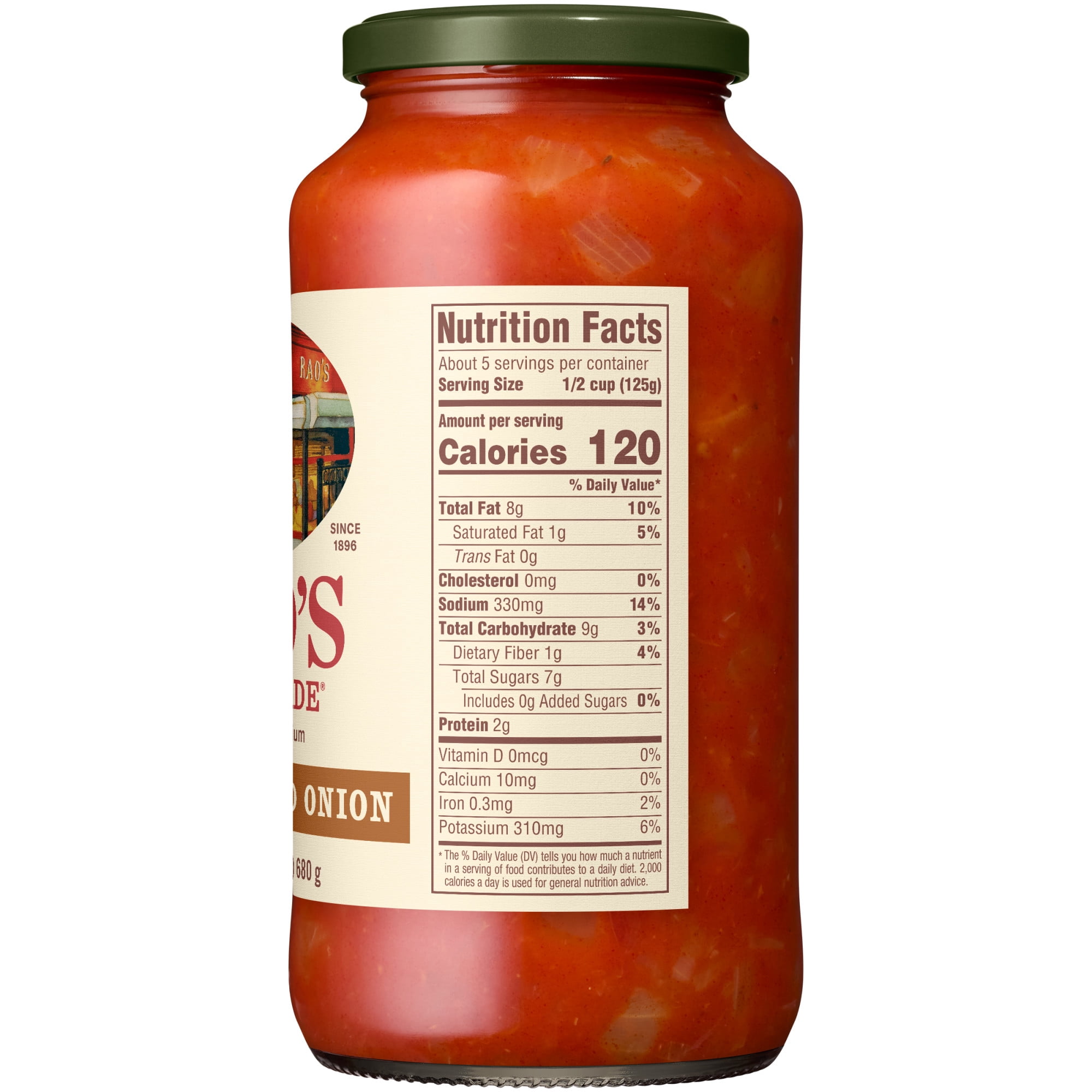 (3 pack) Rao's Homemade Caramelized Onion Sauce Made with Italian Tomatoes, 24 oz