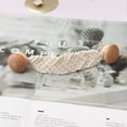 thumbnail image 4 of WREESH Hand Woven Door Handle Drawer Wardrobe Handle Beech Solid Wood Cotton Rope, 4 of 7