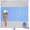 Periwinkle Blue, variant on WEKAPO Beach Blanket Sandproof Waterproof, Extra Large Beach Mat, Oversized & Compact Sand Free Mat Quick Drying, Lightweight & Durable with 6 Stakes & 4 Corner Pockets