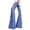A1 Blue, variant on Women's Faux Leather Pants, High Waist Straight Leg Pants, Stretchy Slim Fit Bell Bottom Flare Pants & Leggings, Casual Daily Work Party Night Out Trousers for Women Pink M