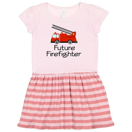

Inktastic Ladder Truck Future Firefighter Gift Toddler Girl Dress