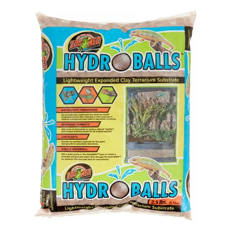 UPC: 0097612720105 | Zoo Med HydroBalls Expanded Clay Terrarium Substrate  2.5 Lb