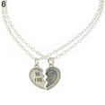 thumbnail image 2 of Soumake 2 Pcs Fashion Best Friends Love Heart Pendant Couple Chain Necklace Jewelry Gift, 2 of 8