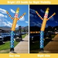 thumbnail image 5 of 6FT Clown Inflatable Tube Man with Weather-Resistant Blower (5.5'' Diameter) and Built-in LED - Wacky Waving Dancing Guy for Business Advertising Promotion, 5 of 7
