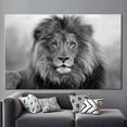 thumbnail image 2 of Loft Wall Art, Animal Canvas Art, Wild Animal Wall Art, Blue Eyed Lion Printed Canvas, Wildlife Canvas, Lion Wall Decor, Wild Lion Canvas Art, Canvas Wall Decor - 5P-Rolled Canvas, 2 of 9