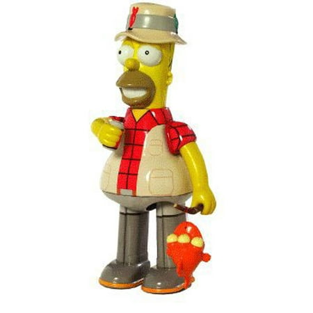 - FISHING HOMER SIMPSON w/ Duff Beer, Fishing Pole & Blinky the Fish Official Tin Action Toy * 8 Inch Tin Toy Wind Up * from Rocket USA by The Simpsons