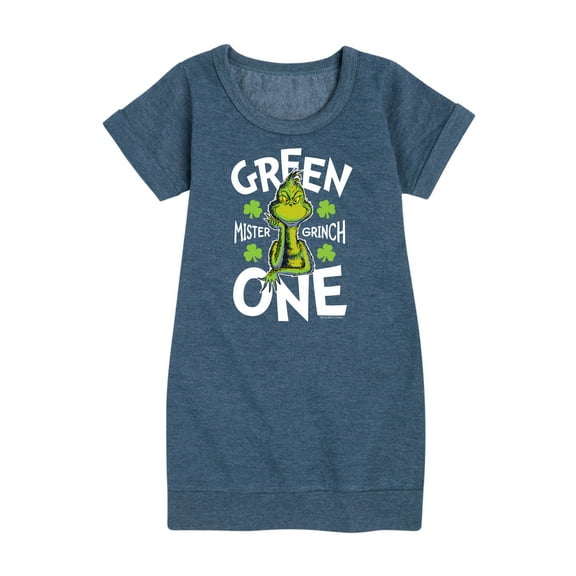 The Grinch - Green One - Toddler And Youth Girls Fleece Dress