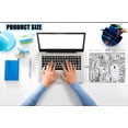 thumbnail image 3 of Abstract Marble Texture Gaming Mouse Pad 9.5 x 7.8 Inch Small Rectangle Waterproof Desk Pad with NonSlip Rubber Base and Stitched Edges, Ideal for Computer Home Office Gaming, 3 of 6
